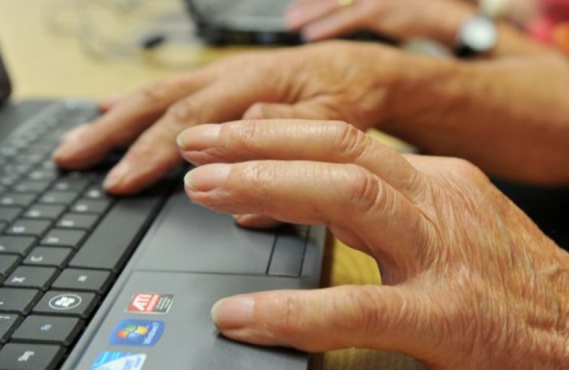 Up to a fifth of adults lack the basic digital skills needed to get around online, says Peter Gibson MP | Credit: PA Images