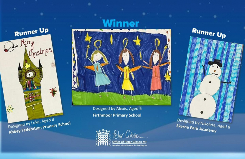 2021 Christmas Card Competition Winners