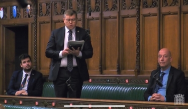 MP for Darlington speaking in the House of Commons (stock image, taken in 2020) 